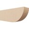 Ekena Millwork 4in. W x 6in. H x 16in. L Durham Woodgrain TimberThane Rafter Tail, Primed Tan RFTUR04X06X16DURRCPR - alternate 1